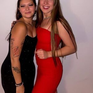 Red Semi Formal Mini Dress